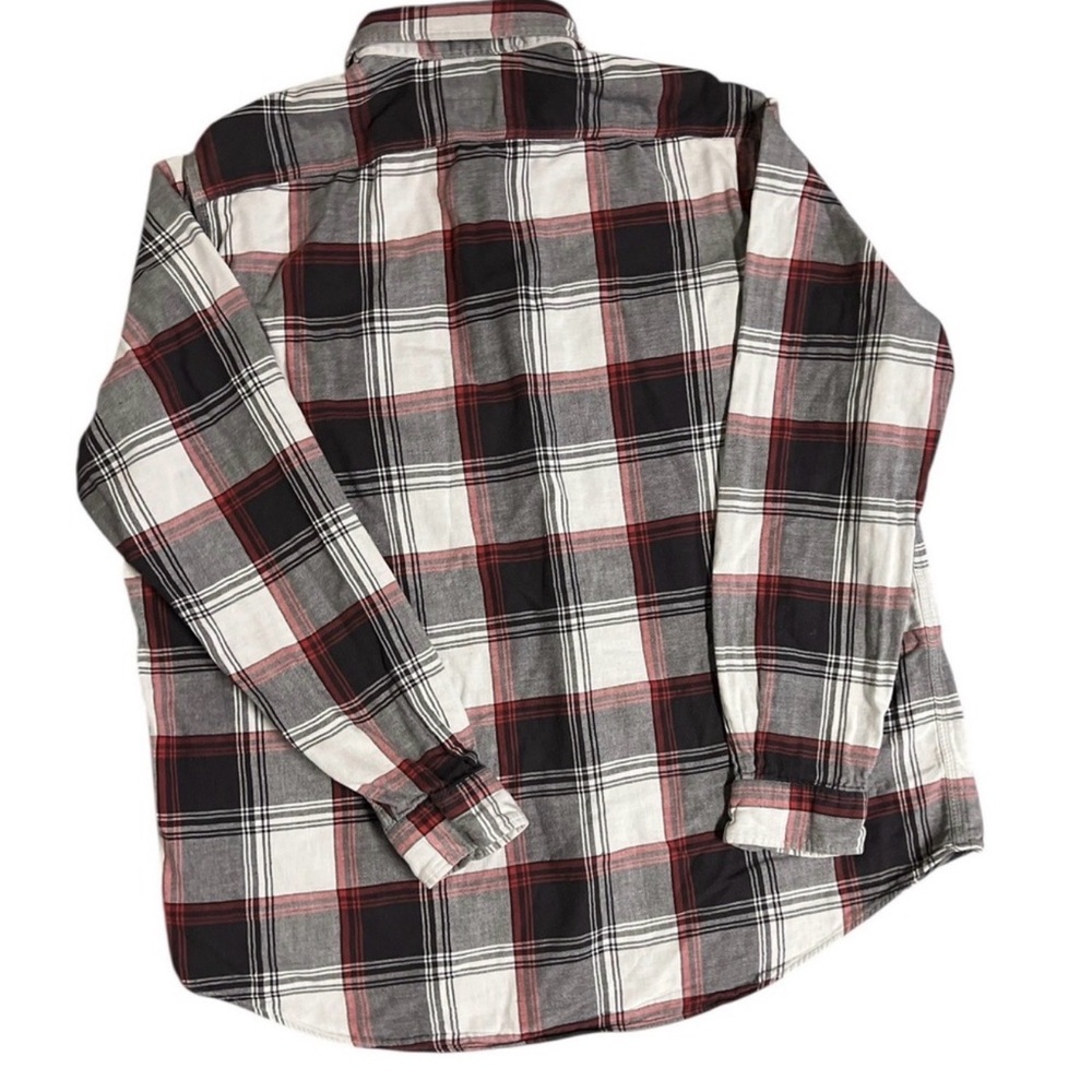Polo by Ralph Lauren Black and Red Plaid Casual Button Down Shirt - Picture 3 of 4